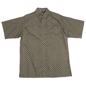 Patagonia Short Sleeve Button Down Shirt Men Sz M